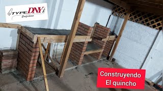 Construyendo la estructura de un quincho parrilla [upl. by Nerty]