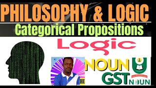 GST Philosophy and Logic  Categorical Propositions [upl. by Sitto]