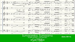 Sumasamba Sumasamo • SATTBB [upl. by Ahseinod]