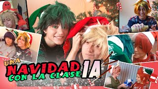 Una Dulce Navidad con la Clase 1A  POCKY GAME【Boku no Hero Academia Cosplay】 [upl. by Ycam]