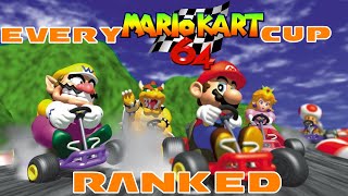 Ranking EVERY CUP in Mario Kart 64 [upl. by Eneles]