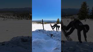 Snowboard Trick FAIL [upl. by Olnay]