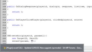 SAMP Scripting for Beginners Tutorial Series  Part 9  YCMD and SSCANF 2 [upl. by Harragan]