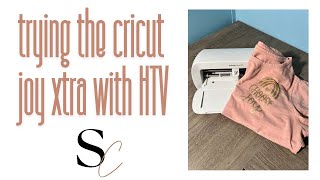 Cricut Joy Xtra With HTV [upl. by Yendroc425]