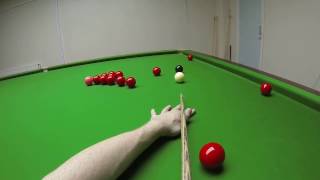 Snooker Headcam 147 Maximum Break  John Foster [upl. by Ragse78]