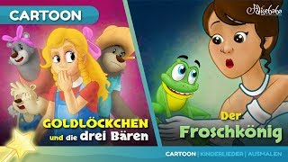 Goldlöckchen und die drei Bären  Der Froschkönig Märchen  Gutenachtgeschichte [upl. by Anomer]