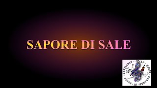 Karaoke  GINO PAOLI  SAPORE DI SALE 2 semitoni KaraokeAQUILABLUBYSALVO [upl. by Trabue222]