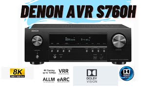 Receiver Denon Avr s760h  Um dos melhores intermediários [upl. by Gimpel]