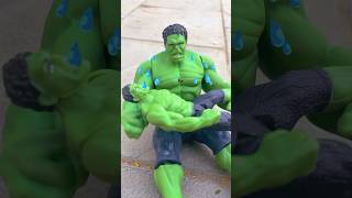 Oh no  Goodbye My Son 😭❤️‍🩹  Marvel Toys hulk spiderman marvaltoys [upl. by Aramal60]