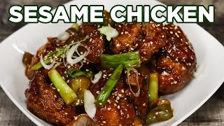 How to Make Sesame Chicken Easy Recipe [upl. by Ahsiruam]