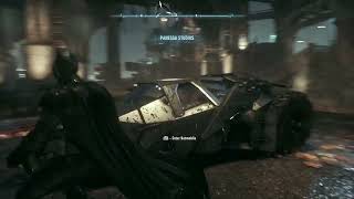 BATMAN ARKHAM KNIGHT Free Roam Tumbler batmobileNolans trilogy [upl. by Aleb]