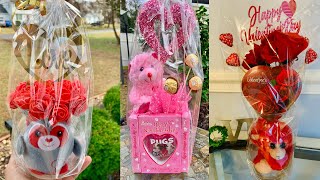 DOLLAR TREE VALENTINE GIFT IDEAS CHEAP amp EASY VALENTINE DIY [upl. by Hartmunn]