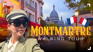 Montmartre Private Walking Tour  Full Guided EduVLOG  PARIS  Bianca Valerio [upl. by Nanyt135]