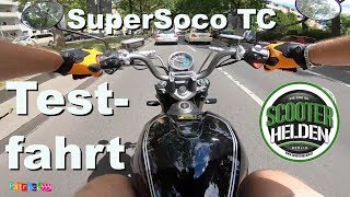 Super SOCO TC  EBike Test bei Scooterhelden Berlin [upl. by Stretch]