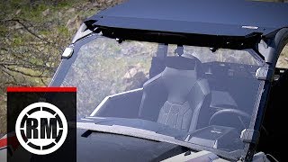 Tusk Removable Full Windshield  Polaris General [upl. by Leakcim922]