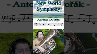 quotNew World Symphonyquot Mvt 2 Pt 2  Antonin Dvorak orchestra tuba brass [upl. by Perkin704]