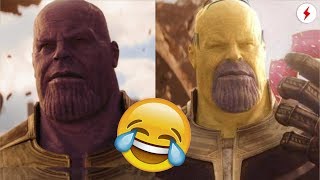 OS MELHORES MEMES DO THANOS EM VINGADORES GUERRA INFINITA  Espaço Nerd [upl. by Shirberg]