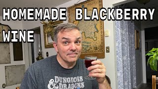 How To Make Wine From Any Fruit Homemade Black Berry Country Wine [upl. by Sedecram]