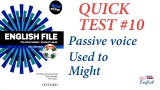 Quick Test 10 Preintermediate English File passive used to and might [upl. by Landau]