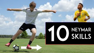 TOP 10 Neymar Skill Moves [upl. by Meris]