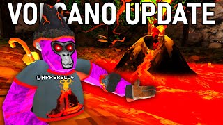 NEW Gorilla Tag VR VOLCANO UPDATE [upl. by Sivia]