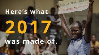 Heres what 2017 was made of  WaterAid [upl. by Maybelle]