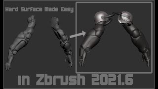 Hard Surface Armor made easy in Zbrush 2021 Zbrush [upl. by Jarib611]