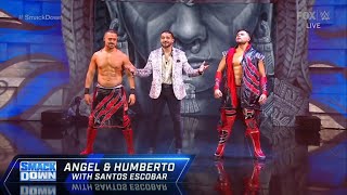 Angel amp Humberto Entrance  WWE SmackDown January 12 2024 [upl. by Alexine]