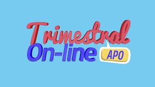 Trimestral Online APO  4º Trimestre  2022 [upl. by Nort378]