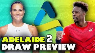 ATP amp WTA Adelaide 2 2022  Draw Preview amp Predictions  GTL Tennis Podcast 292 [upl. by Nowad548]