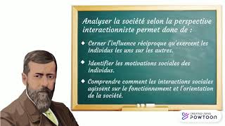 Linteractionnisme en sociologie [upl. by Ahsatan992]