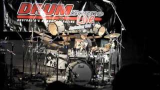 Virgil Donati Solo  Drum Scene Perth show [upl. by Nosyerg]