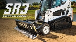 SR3 Grading Rake Skid Steer Attachment  Command Series [upl. by Dael945]