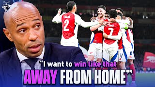 Thierry Henry questions Arsenals statement win vs PSG  UCL Today  CBS Sports Golazo [upl. by Nilok]