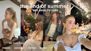 LA vlog  the end of summer  friends going out amp upcoming plans [upl. by Neleb]