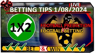 FOOTBALL PREDICTION TODAY UEFA CONFERENCE LEAGUE UEFA EUROPA LEAGUE PREDICTION 01082024 [upl. by Allemrac]