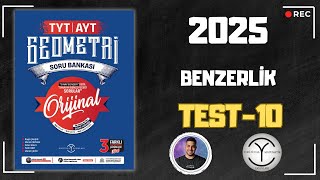 Üçgende Eşlik Ve Benzerlik  Test10  TYTAYT Orijinal Geometri Soru Bankası 2025 ‪‪ ‪bugraunses [upl. by Tisbee]