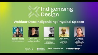 Indigenising Design Webinar Series  Webinar One Indigenising Physical Spaces  19 Nov 2024 [upl. by Alarice]