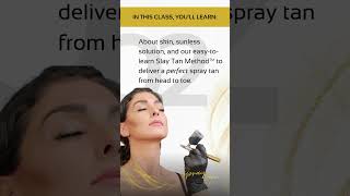 Spray Tan Certification for Beginners  Level 1  SprayTanClasscom [upl. by Lew135]