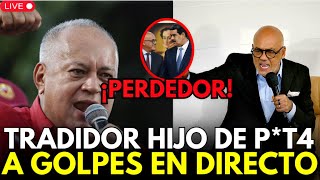 ¡URGENTE ACABA DE PASAR Diosdado Cabello INSULTA SIN PIEDAD a Jorge Rodríguez y ACABAN A GOLPES [upl. by Panayiotis837]