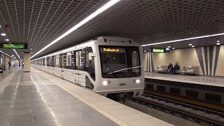 Budapest M3as metró felújított állomásai 2019  New stations on the Budapest metro M3 [upl. by Leahcimnaj]