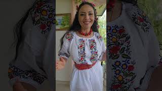 Romanian Easter ultrafeminine traditional white dress fashion romania summerdress [upl. by Polad178]