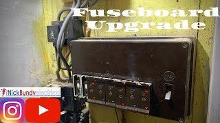 18TH Edition RCBO Fuse Box Board Upgrade Changing consumer unit Exotic life of an Electrician [upl. by Idissac]