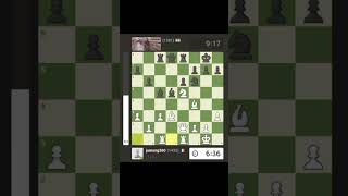 Mon adversaire tombe vite après lenfilade chess echecs [upl. by Ahsiyk]