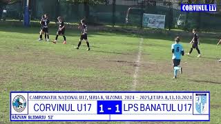 Juniori U17 Corvinul  LPS Banatul Timișoara 21 13102024 [upl. by Razec519]