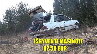 IŠGYVENTI KELIONĘ MAŠINOJE UŽ 50 EURŲ [upl. by Yearwood]