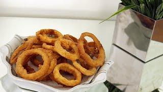 Como fazer Onion Rings a melhor cebola empanada por Luiza Gomes [upl. by Paulson]