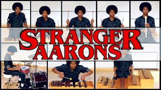 quotStranger Thingsquot Main Theme on Orff Xylophones Drumset amp Recorder by Aaron Grooves [upl. by Eninnaej]