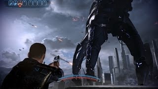 Mass Effect 3 Demo  Reaper attack full intro [upl. by Eybbob]