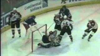 Rob Blake hits Ryan Hollweg [upl. by Adnavoj]